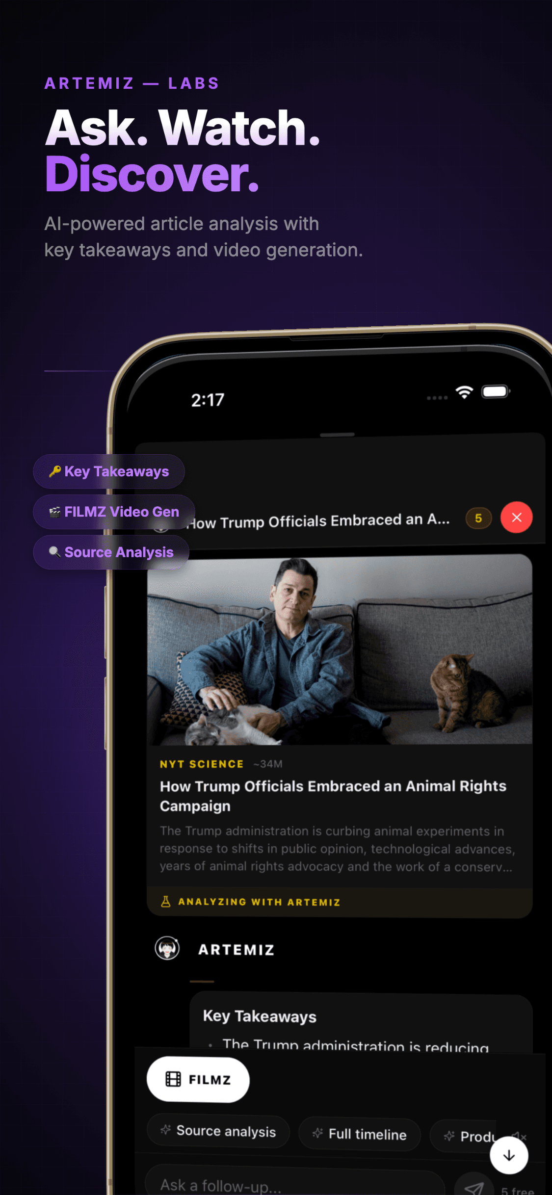 Blerbz Artemiz AI interface