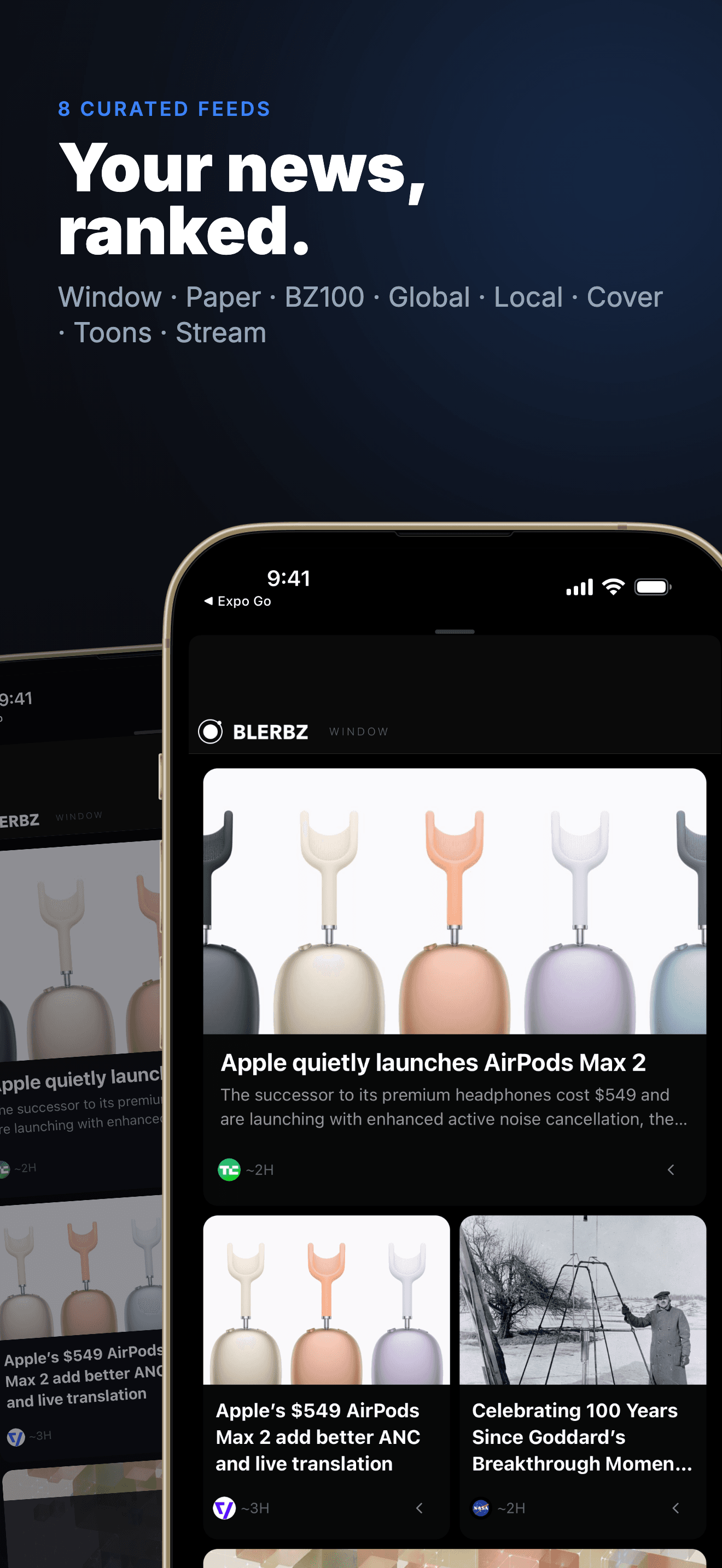 Blerbz app home screen